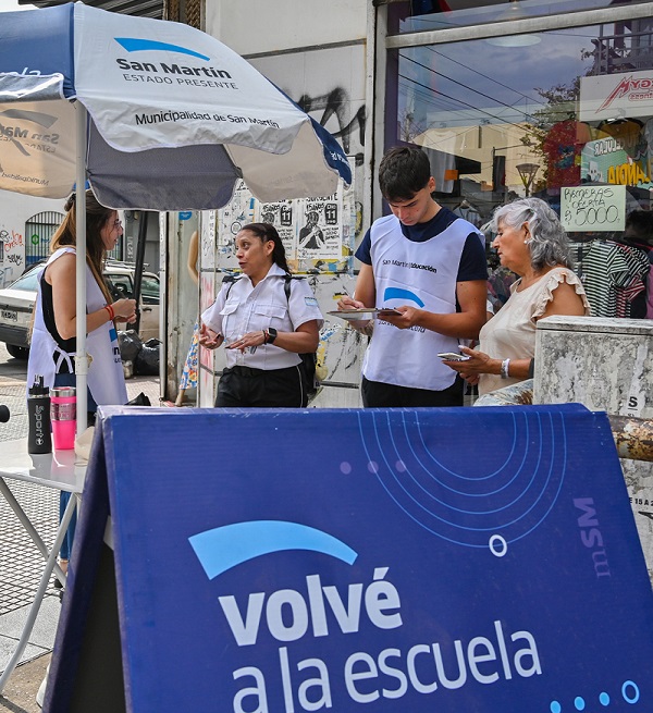 “Volvé a la Escuela” recorrió todos los barrios de San Martín