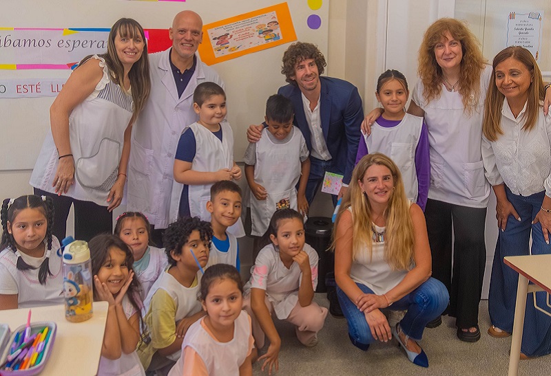 Juan Andreotti inauguró 7 Escuelas