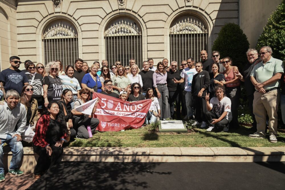 A 50 años del golpe militar, Julio Zamora encabezó un encuentro en homenaje a la memoria y la democracia