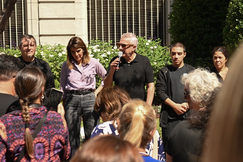 A 50 años del golpe militar, Julio Zamora encabezó un encuentro en homenaje a la memoria y la democracia
