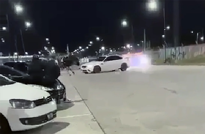 Vicente López: Picada ilegal, atropelló a un joven y casi causó una tragedia frente a Tecnópolis