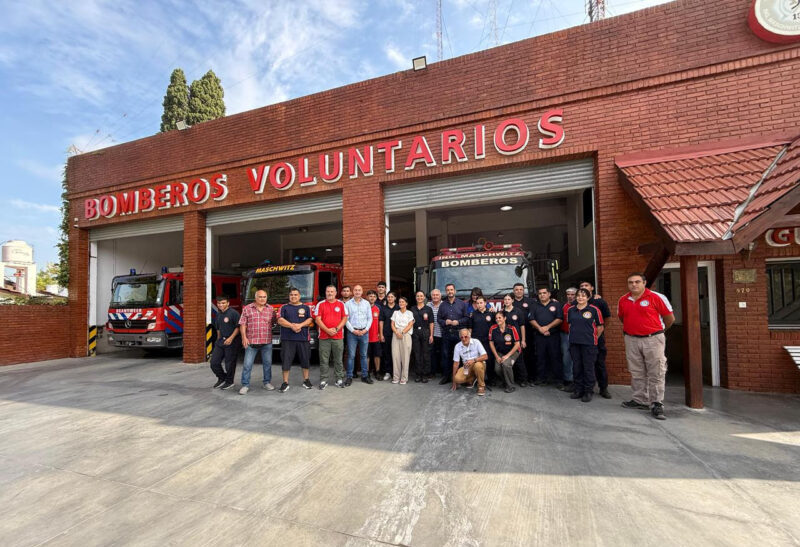 El Municipio cede un predio a los Bomberos de Ingeniero Maschwitz para un nuevo Centro de Entrenamiento