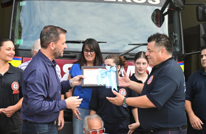 El Municipio cede un predio a los Bomberos de Ingeniero Maschwitz para un nuevo Centro de Entrenamiento