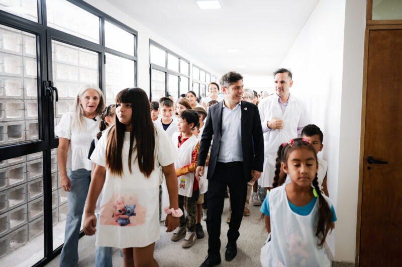 Kicillof inauguró la nueva Escuela Primaria N°25 en Gral. Rodríguez