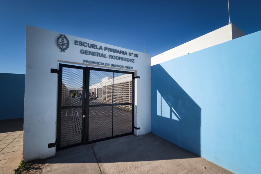 Kicillof inauguró la nueva Escuela Primaria N°25 en Gral. Rodríguez