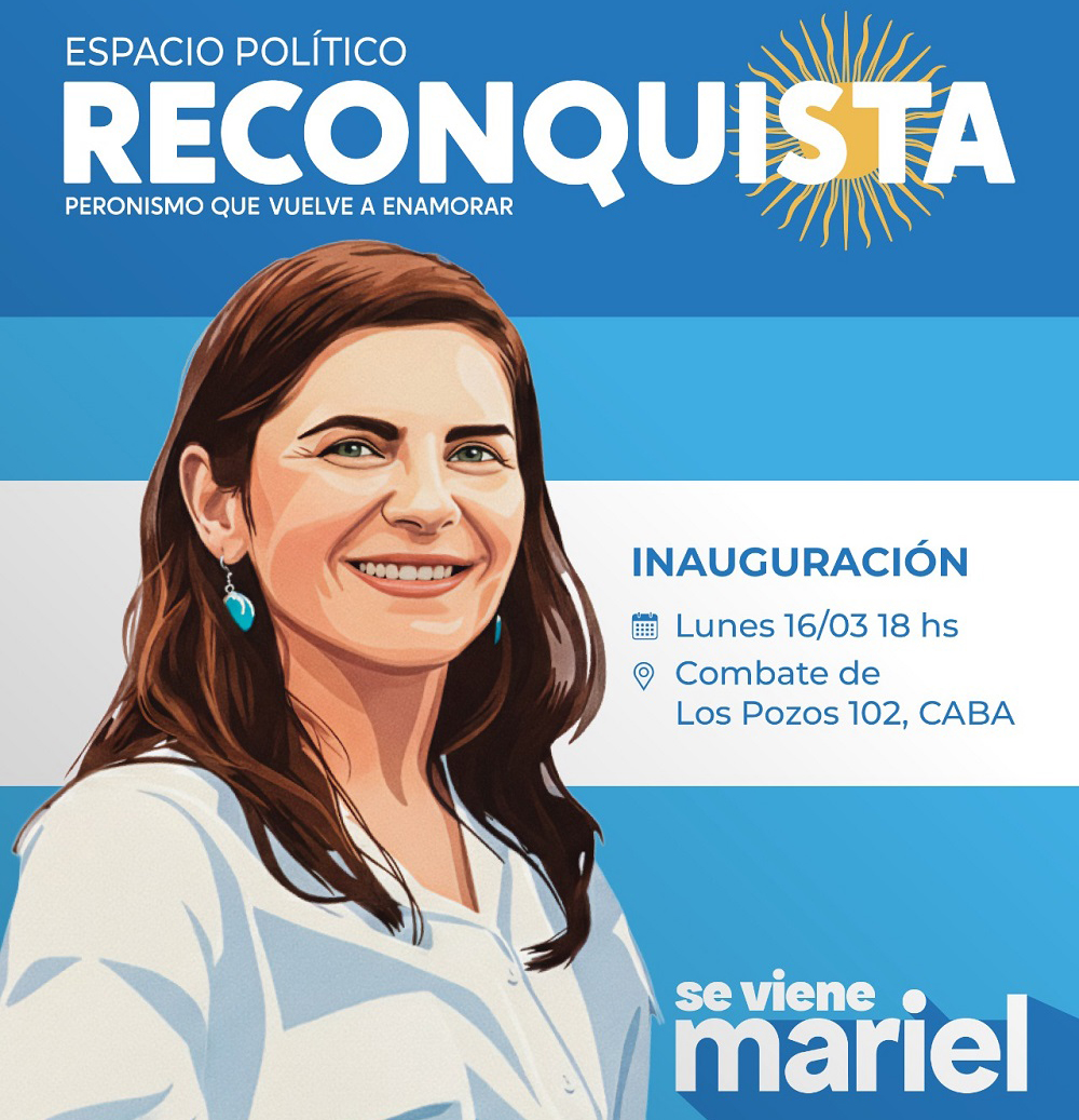 Mariel Fernández inaugura sede del espacio político “Reconquista” en CABA