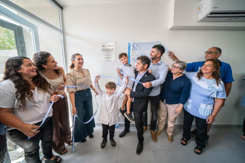 Mariel Fernández y Kicillof inauguraron el nuevo edificio del Jardin N°932