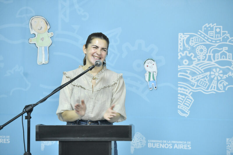 Mariel Fernández y Kicillof inauguraron el nuevo edificio del Jardin N°932