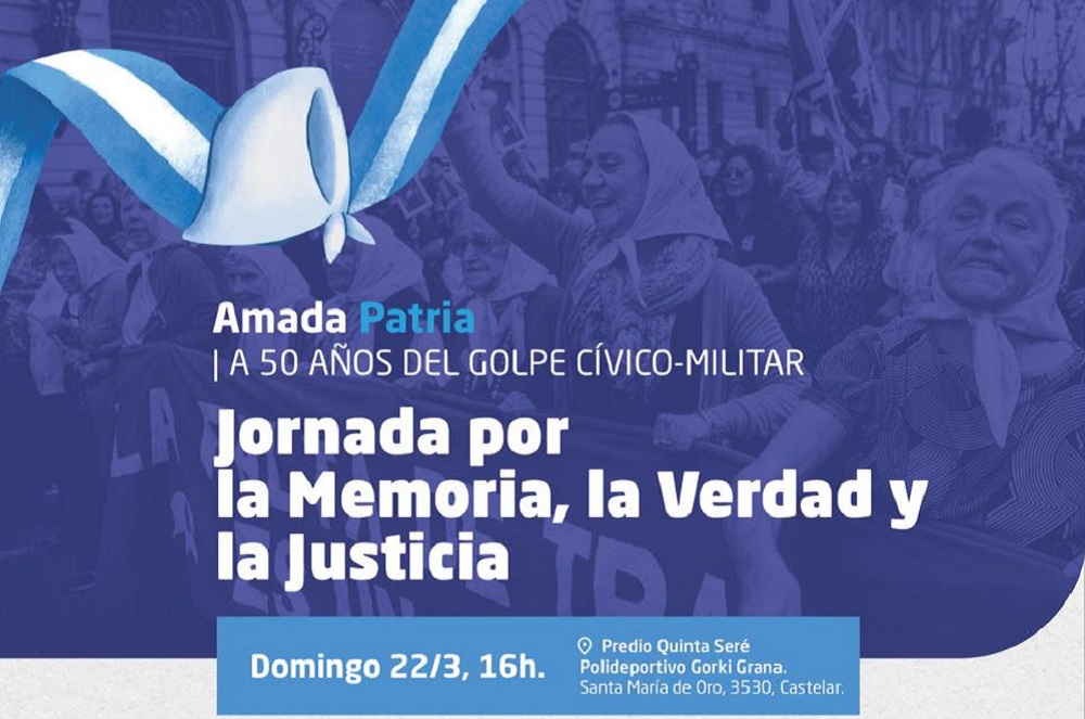Morón conmemora los 50 años del golpe cívico-militar con actividades por la Memoria, la Verdad y la Justicia