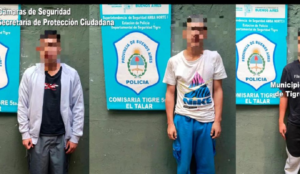 Motochorros detenidos en Don Torcuato luego de seguimiento de las cámaras del COT