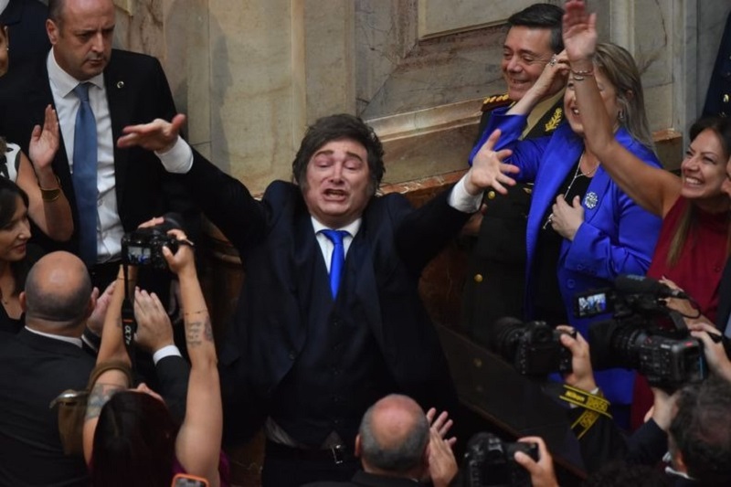 Relato, insultos y ataques a la oposición, lo que dejo Milei en el Congreso