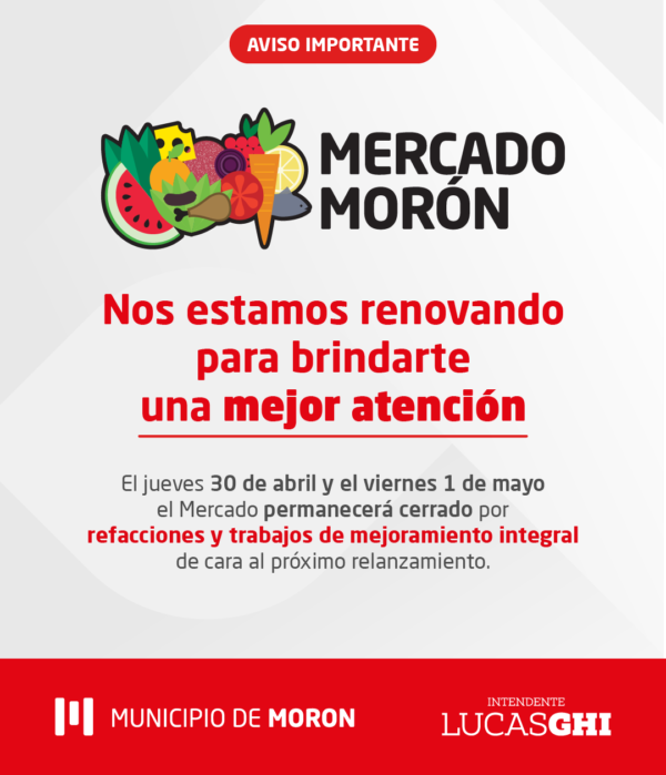 Avanza la renovación del Mercado Municipal de Morón