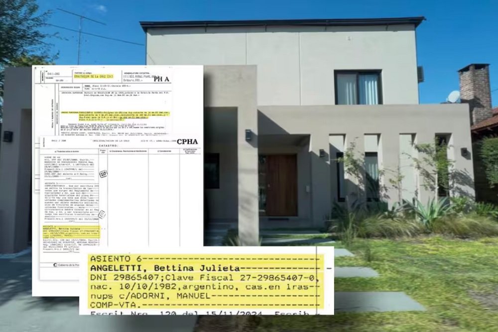 Siguen los prestamos: 2 mujeres le prestaron 100 mil dólares a Adorni para la casa del country