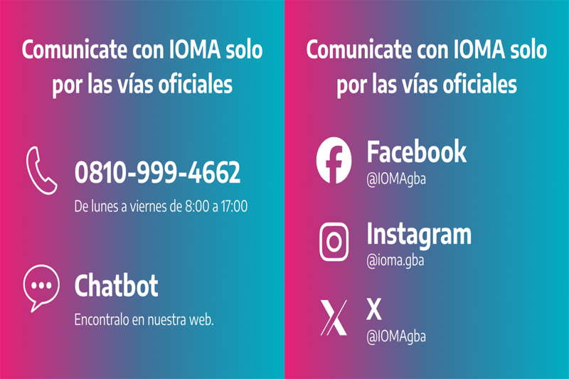 IOMA alerta por la filtración de padrones de afiliación y adpota medidas de seguridad