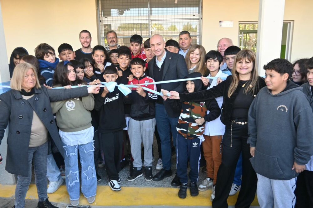 Infraestructura escolar inauguraron dos nuevas aulas en la Secundaria 23 de Garín