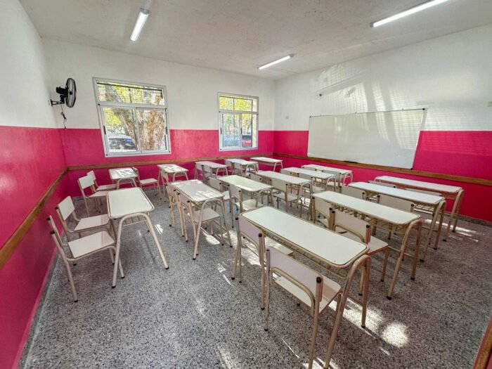 Infraestructura escolar inauguraron dos nuevas aulas en la Secundaria 23 de Garín