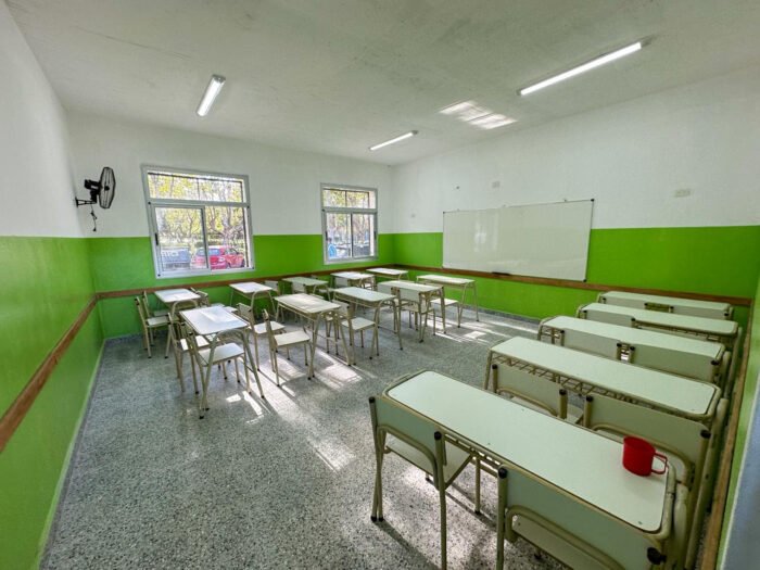 Infraestructura escolar inauguraron dos nuevas aulas en la Secundaria 23 de Garín