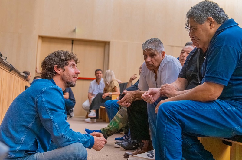 Juan Andreotti acompañó el homenaje a los Héroes de Malvinas sanfernandinos