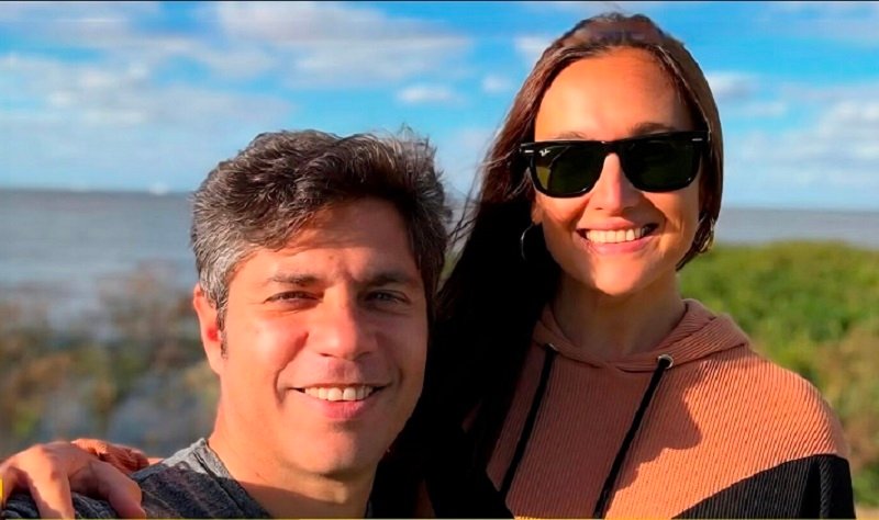Kicillof junto a su esposa se fue a tomar mates a Punta Lara y fue viral