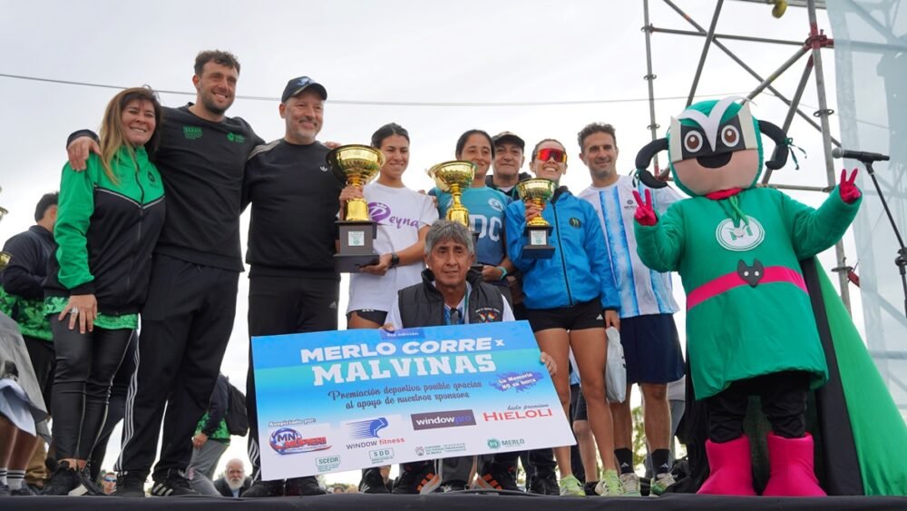 Merlo homenajeó a los héroes de Malvinas con una Carrera Solidaria