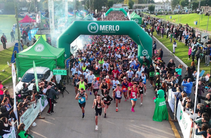 Merlo homenajeó a los héroes de Malvinas con una Carrera Solidaria