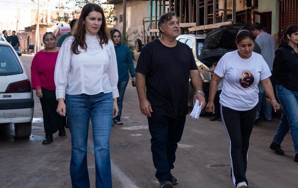 Mariel Fernández visitó espacios comunitarios en Esteban Echeverría