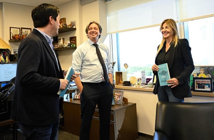 Nardini se reunió con autoridades del Banco de Desarrollo de América y El Caribe para impulsar políticas sustentables