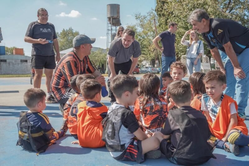 Pablo Descalzo encabezó el lanzamiento de la Liga Deportiva