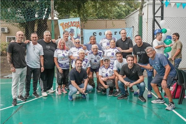 Pablo Descalzo encabezó el lanzamiento de la Liga Deportiva