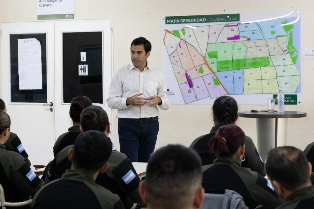 Ramón Lanús potencia la Patrulla Municipal con un plan de formación para nuevos agentes en San Isidro