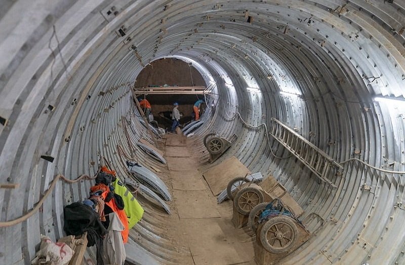 San Isidro para evitar inundaciones avanzan los trabajos del Aliviador Alto Perú