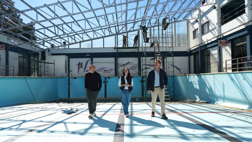 Vicente López avanza con la modernización del natatorio en el CEMINA de Florida Oeste