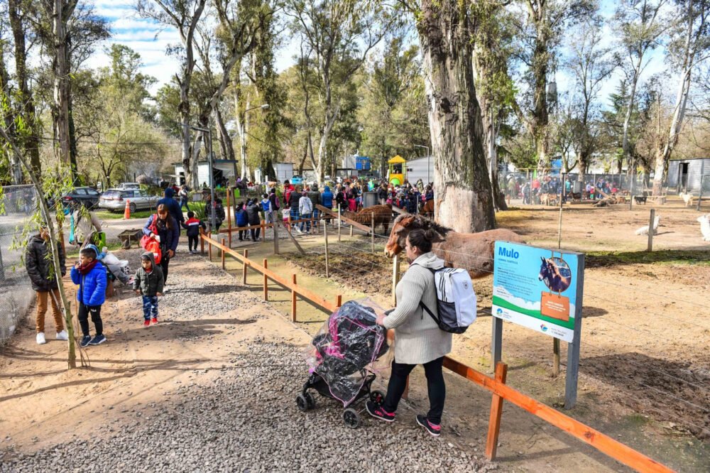 Cientos de chicos disfrutaron de un sábado de fiesta en la Granja Don Benito