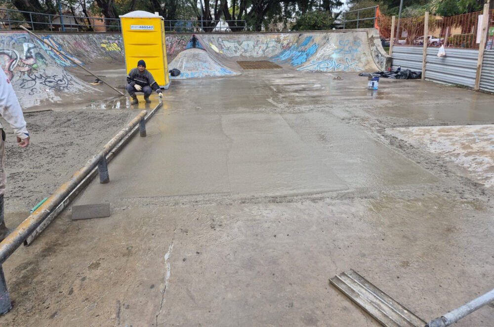 Escobar continúa la renovación integral del skatepark de “El Campito”