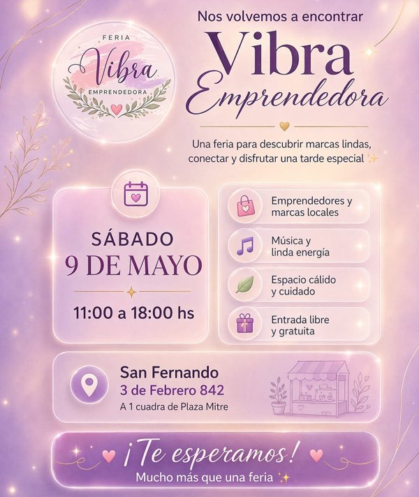 San Fernando se reencuentra en una nueva edición de la Feria Vibra Emprendedora