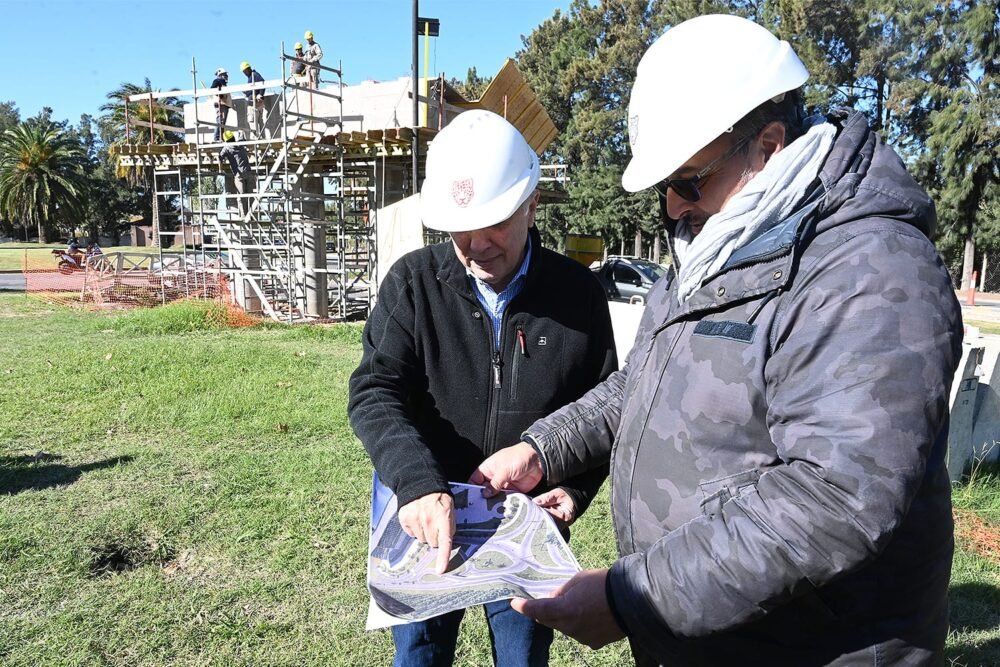 Julio Zamora monitoreó el nuevo puente Camino Bancalari-Benavídez para la circulación vehicular