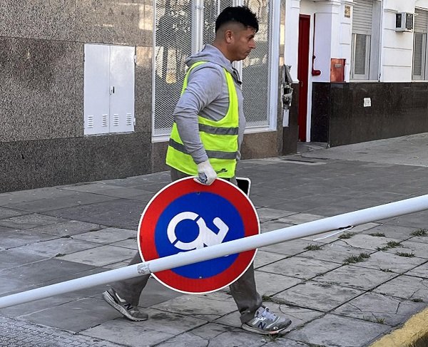 La Ciudad levantó estacionamientos para personas con discapacidad que no estaban habilitados