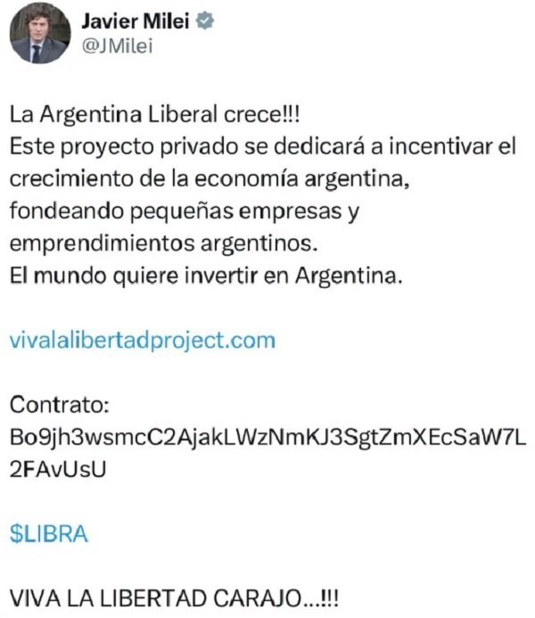 Libra: La Justicia confirmó que Novelli tenía el contrato de Milei de USD 5 millones en su celular