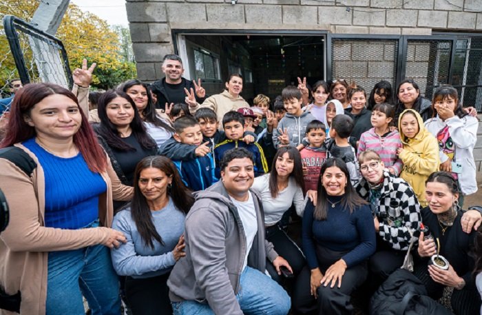 Mariel Fernández inauguró el Centro Cultural del barrio La Perla