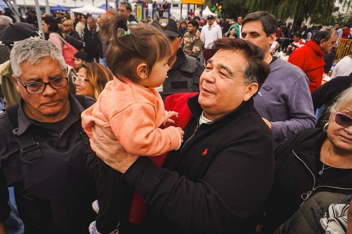 Mario Ishii acompaño el 4° festival de la empanada paceña