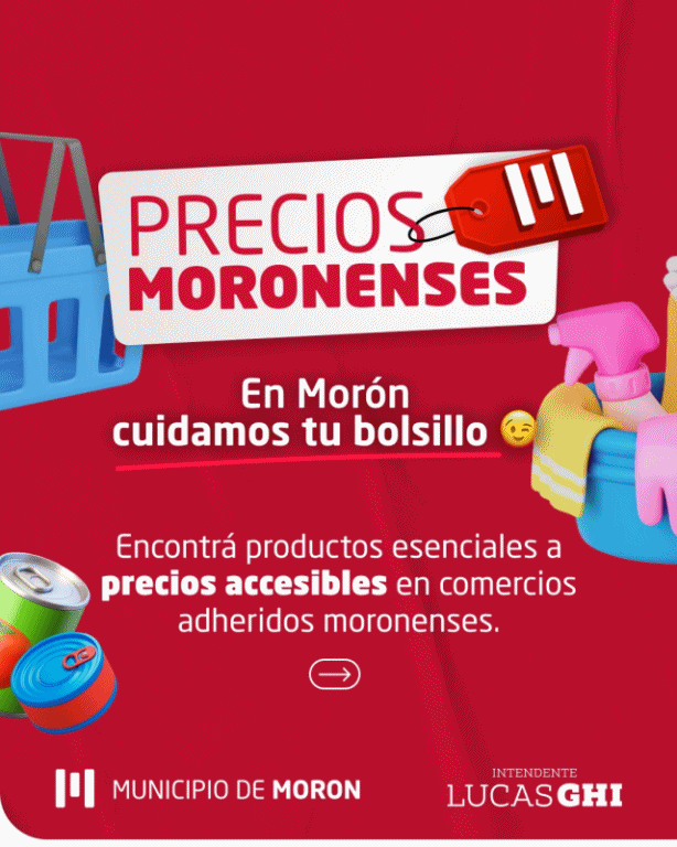 Morón presentó la nueva canasta de productos a precios accesibles