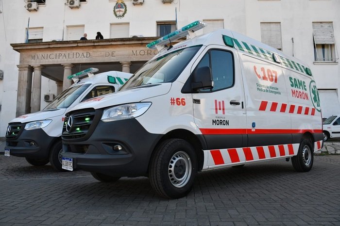 Morón suma nuevas ambulancias para fortalecer el SAME