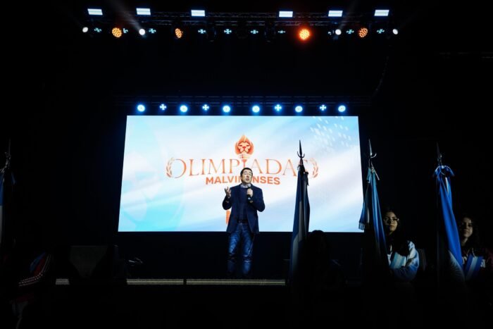 Nardini inauguró la 3ra edición de las Olimpiadas Malvinenses