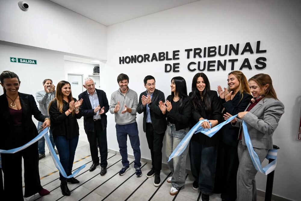 Nardini y Thea inauguraron la nueva sede del Tribunal de Cuentas en Los Polvorines