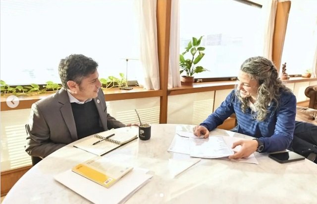 Ana Luz Balor se reunió con Axel Kicillof con el foco en las familias sobreendeudadas
