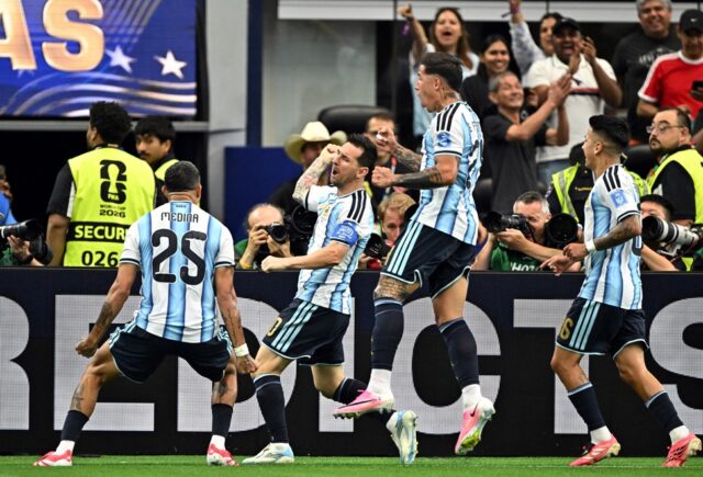 Con dos de Messi, Argentina le ganó a Austria y esta en 16avos de final