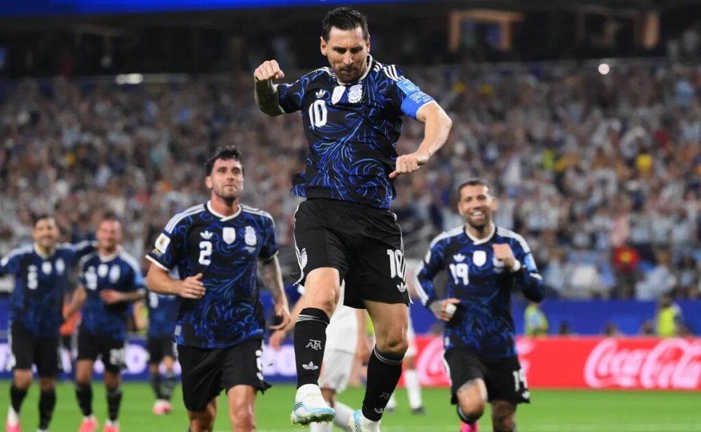 La Selección termino una 1° fase perfecta, gano 3 a 1 a Jordania y Messi volvió a anotar