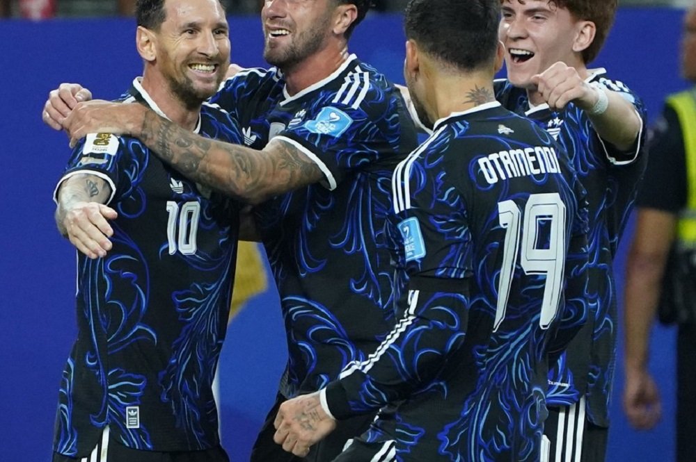 La Selección termino una 1° fase perfecta, gano 3 a 1 a Jordania y Messi volvió a anotar