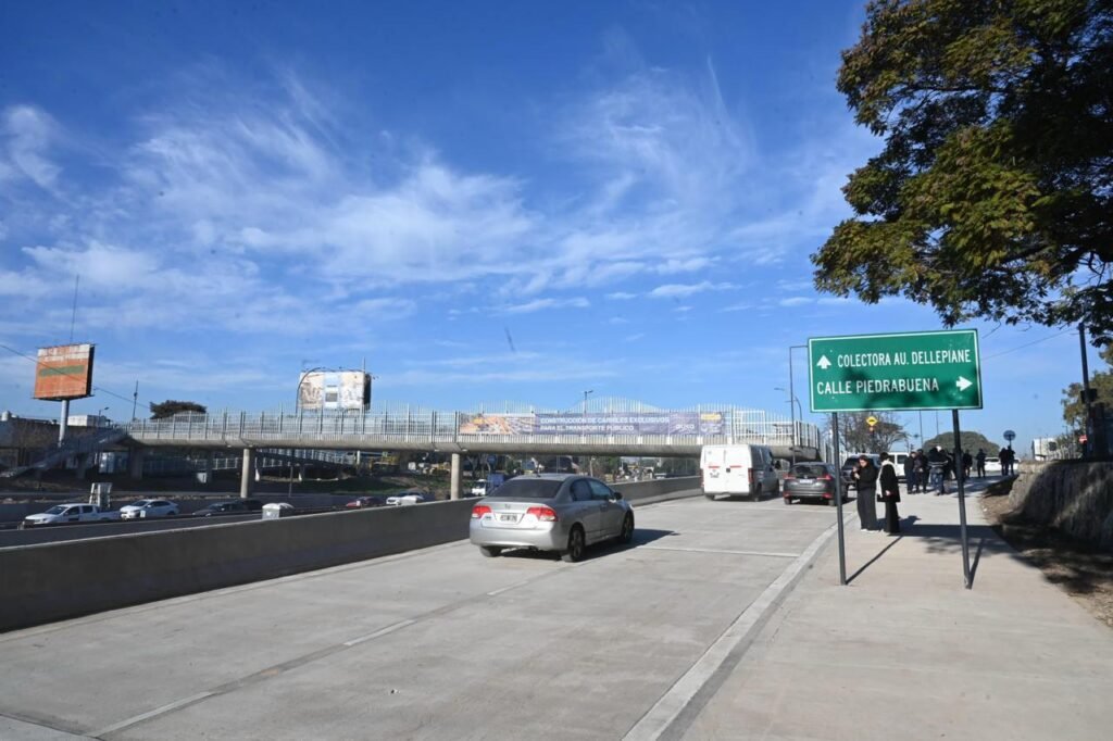 Avanza la nueva Autopista Dellepiane la Ciudad construyó cuatro puentes y habilitó la colectora Norte