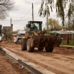 Avanzan las obras de pavimentación en barrio Parque San Miguel